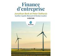 Finance d'entreprise – 6e édition – Pearson Education