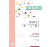 Finance d'entreprise - Corrigé: UE 6 du DCG