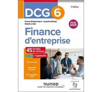 Finance d'entreprise DCG 6. 45 fiches de révision, 5e édition