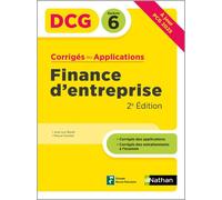 Finance d'entreprise - DCG - Epreuve 6 - Corrigés des applications - Jean-Luc Bazet - Nathan - broché - Scolaire / Universitaire