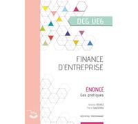 Finance D'entreprise Dcg Ue6 - Enoncé