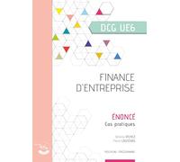 Finance d'entreprise - Énoncé: UE 6 du DCG