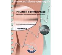 Finance d'entreprise : Unité d'enseignement 6 du DCG, Cas pratiques