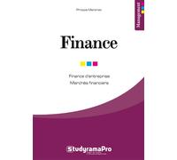 Finance Finance d'entreprise, marchés financiers - Philippe Martinet - Studyrama Eds - broché - Etude