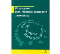 Finance for Non-Financial Managers Millichamp (Auteur)