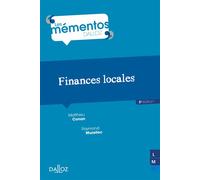 Finances locales 8ème édition - Matthieu Conan - Dalloz - broché - Etude