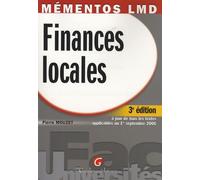 Mémentos lmd - finances locales - 3ème édition