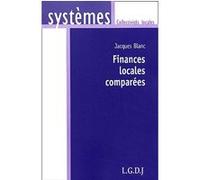 Finances locales comparées Blanc j. (Auteur)