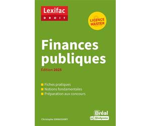 Finances publiques Édition 2025 - Christophe Sinnassamy - Bréal - broché - Scolaire / Universitaire