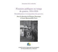 Finances publiques en temps de guerre, 1914-1918 Déstabilisation et recomposition des pouvoirs - Florence Descamps - Igpde Cheff - broché - Etude
