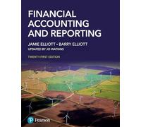 Comptabilité financière et reporting financier – Pearson Education
