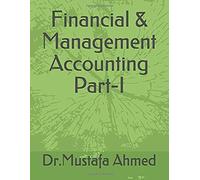 Financial And Management Accounting -I: Part-I