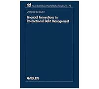 Financial Innovations In International Debt Management