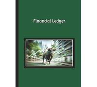 Financial Ledger: Finance Logbook for Organizing and Tracking Accounts, Passwords, Expenses, Income, and Banking Information in One Place | 8.5 x 11 | 128 pages