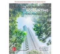Financial Managerial Accounting ISE by Kevin Smith Kevin Smith (Auteur)