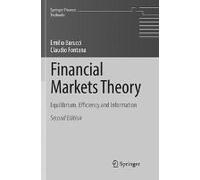 Théorie des marchés financiers – Équilibre, efficience et information – Springer Verlag