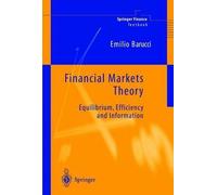 Financial Markets Theory