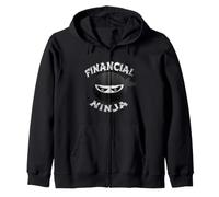 Financial Ninja Guy, équipe multitâche, Directeur Financier, équipe de comptables Sweat à Capuche