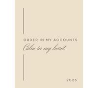 Financial Planner 2026: Budget Planner, Expense Tracker & Money Management Workbook: Monthly & Yearly Budget, Savings Tracker, Debt Payoff, Bills, Income, Net Worth and Financial Goals