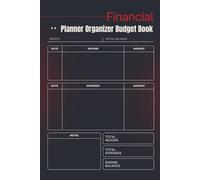 Financial Planner Organizer Budget Book: Monthly Bill Payment Log Book | Expense Tracker for Bills, Due Dates and Income