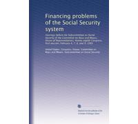 Financing problems of the Social Security system