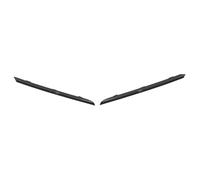 FINAO AUTOPARTS® - Set de baguettes noires de calandre pour Clio IV