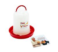 FINCA CASAREJO Abreuvoir siphonique en plastique pour oiseaux (3 litres)