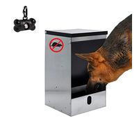 FINCA CASAREJO Mangeoire libre-service pour Chien - Distributeur de Croquettes en Auto-service et Anti-rongeurs - Capacité 40 Kg - Distributeur de sacs offert