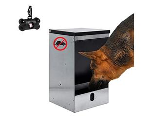 FINCA CASAREJO Mangeoire libre-service pour Chien - Distributeur de Croquettes en Auto-service et Anti-rongeurs - Capacité 40 Kg - Distributeur de sacs offert