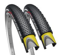 Fincci Gravel Pneus 700 x 38c avec Protection Anti Crevaison 1mm - Paire Réfléchissant Pliable Tire 28 x 1.35 Pouces 40-622, 60 TPI pour Électrique & Route & de Ville & VTT Velo, Tournée Bicyclette