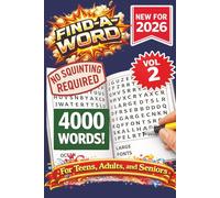 FIND-A-WORD Search Puzzle Book- New for 2026! 4000 Words-NO SQUINTING REQUIRED! VOL 2: Puzzles to keep you entertained for hours. Great for vacation, holidays at home, or other free time! 6x9 Format.