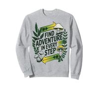 Find Adventure Along The Trail Rando Nature et Champi Sweatshirt