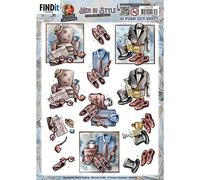 Find It Trading Yvonne Creations 3D Push Out Sheet-Men In Style - Gentlemen