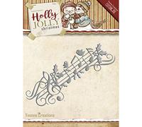 Find It Trading Yvonne Creations Lot de matrices de découpe Holly Jolly Multicolore 9,9 x 23,62 x 0,12 cm