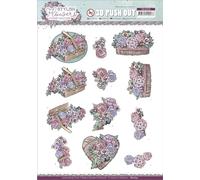 Find It Trading Yvonne Creations Punchout Sheet-Flowers & Rattan, Stylish Flowers