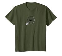 Find Joy Loupe inspirante T-Shirt, Enfant, Olive, 10 Ans