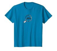 Find Joy Loupe inspirante T-Shirt, Enfant, Saphir, 10 Ans