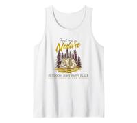 Find Me in Nature - Outdoors is My Happy Place (Graphique) Débardeur