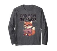 Find Me in Stacks Club de Lecture Fox Reading Book Club Manche Longue
