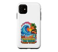 Find Me Where The Waves Forget to Stop Beach Surf Coque pour iPhone 11