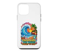 Find Me Where The Waves Forget to Stop Beach Surf Coque pour iPhone 12 Mini