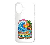 Find Me Where The Waves Forget to Stop Beach Surf Coque pour iPhone 17