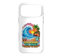 Find Me Where The Waves Forget to Stop Beach Surf Coque pour iPhone 17 Pro Max