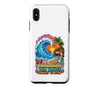 Find Me Where The Waves Forget to Stop Beach Surf Coque pour iPhone XS Max