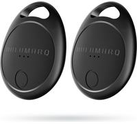 Find My Apple HoloTag Locator 2 pcs - certifié MFI, buzzer (60db), batterie remplaçable, résistant à l'eau