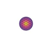 Find Something Different Autocollants pour fenêtre de la gamme Karma, motif fleur de vie, en bambou, multicolore, 16 x 13,5 x 0,5 cm