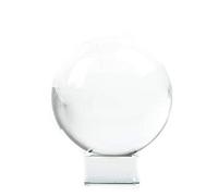 Find Something Different Boule de Cristal 20 cm avec Support en Verre, métal, Multicolore, 39 x 27 x 30 cm