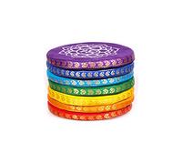 Find Something Different Ensemble de 7 grands coussins pour bols chantants de chakra