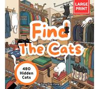 Find the Cats: A Large Print Search-and-Find Puzzle Book for Adults, Teens, and Seniors with Many Cute Cats