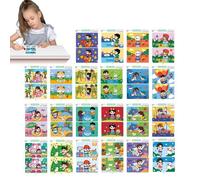 Find the Difference Cards - Jeu de cartes de concentration effaçable pour le développement de la petite enfance - Réutilisable - Pour